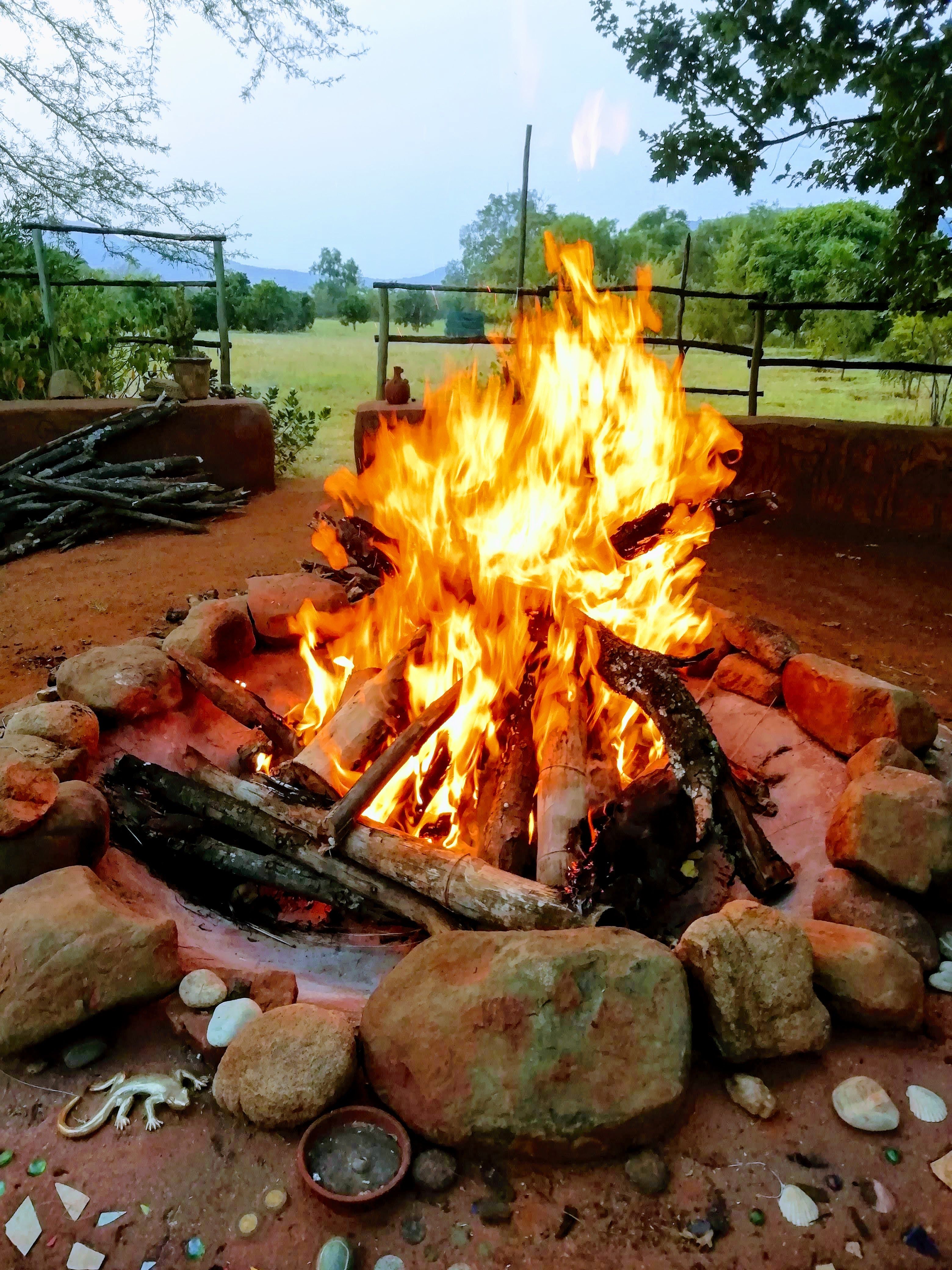 Sacred Fire - weekend of making my shamanic drum