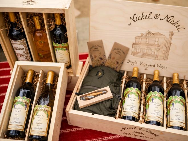 Nickel & Nickel gifts during the Sip & Shop event
