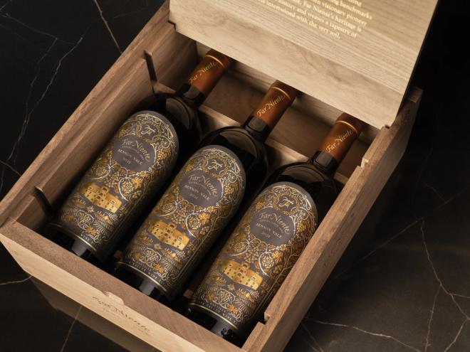 2021 Benson Vale Cabernet Sauvignon, Three-Bottle Wood Box