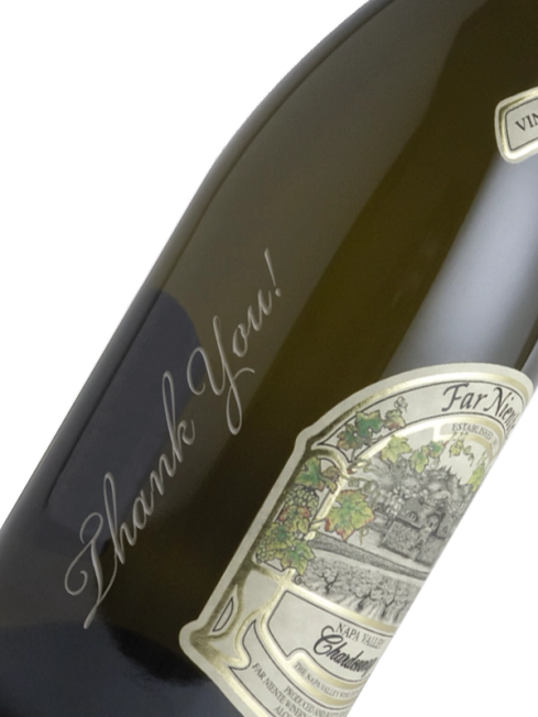 Custom gift sets and wine bottle etching