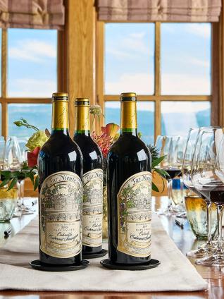 Taste the rewards of Cabernets aged in our caves