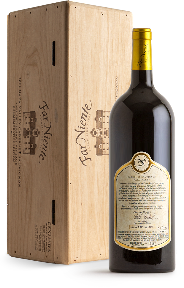 2022 Far Niente Cabernet Sauvignon 40th Anniversary Gift