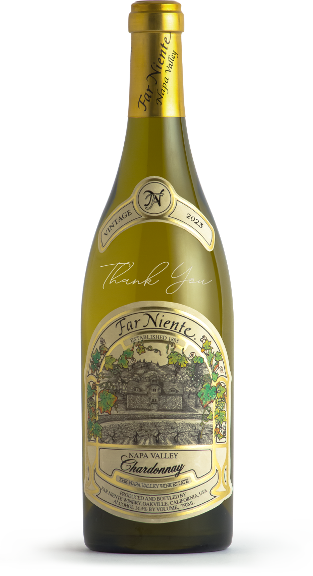 2023 Far Niente Chardonnay, Napa Valley - Etched THANK YOU