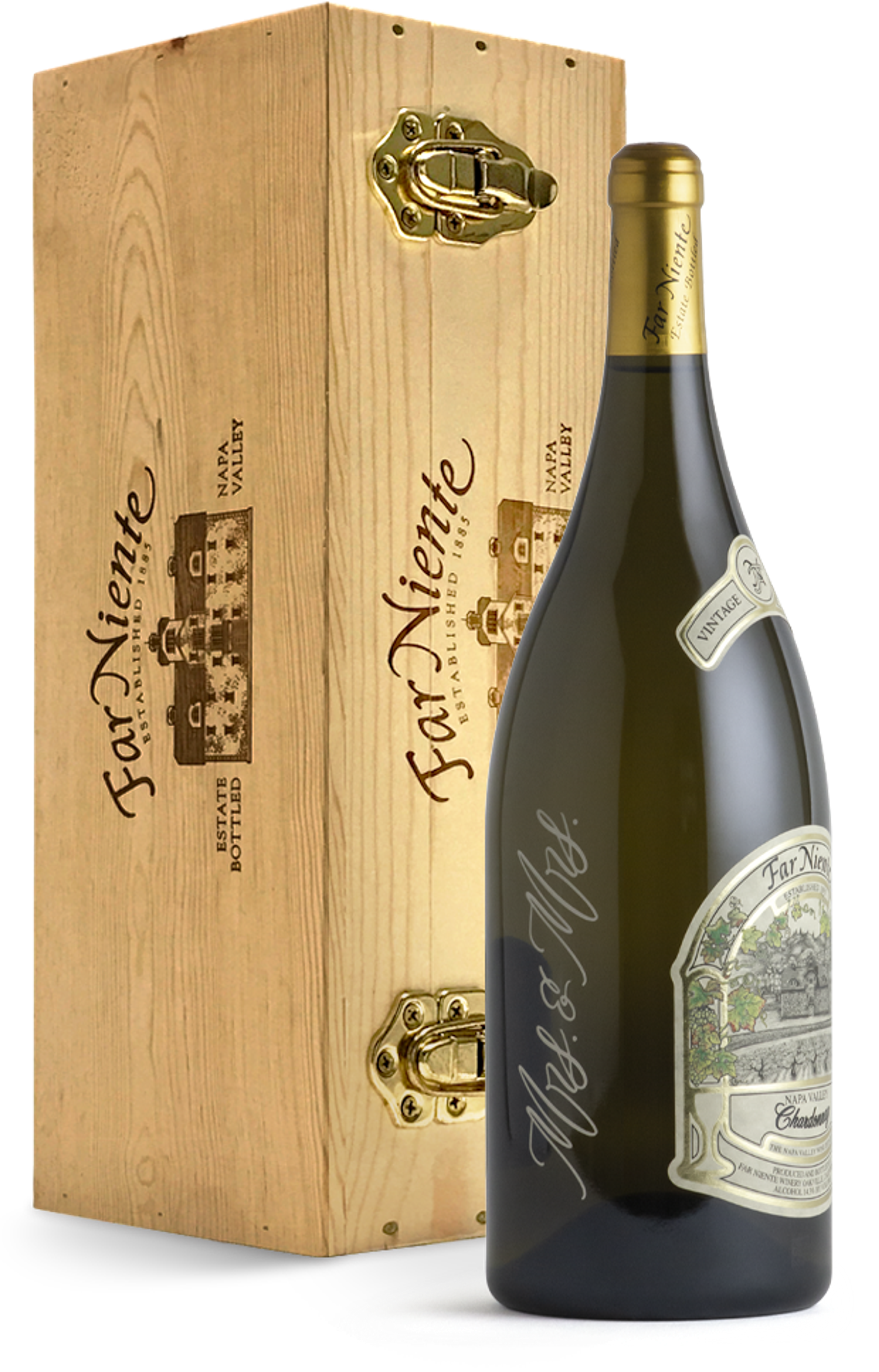 2020 Far Niente Estate Etched Bottled Chardonnay, Napa Valley Mrs & Mrs