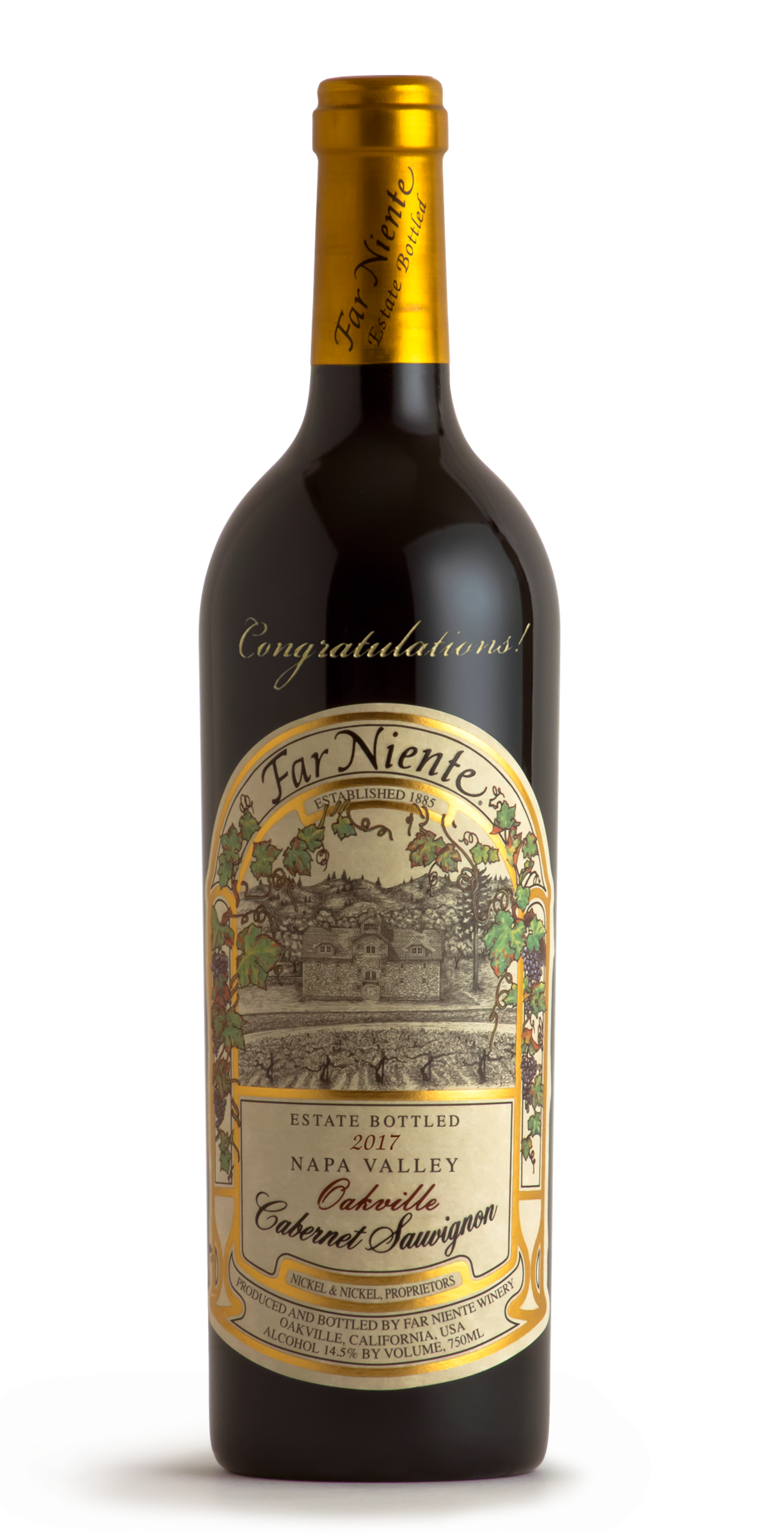 2017 Far Niente Estate Cabernet Sauvignon, Oakville, Congratulations