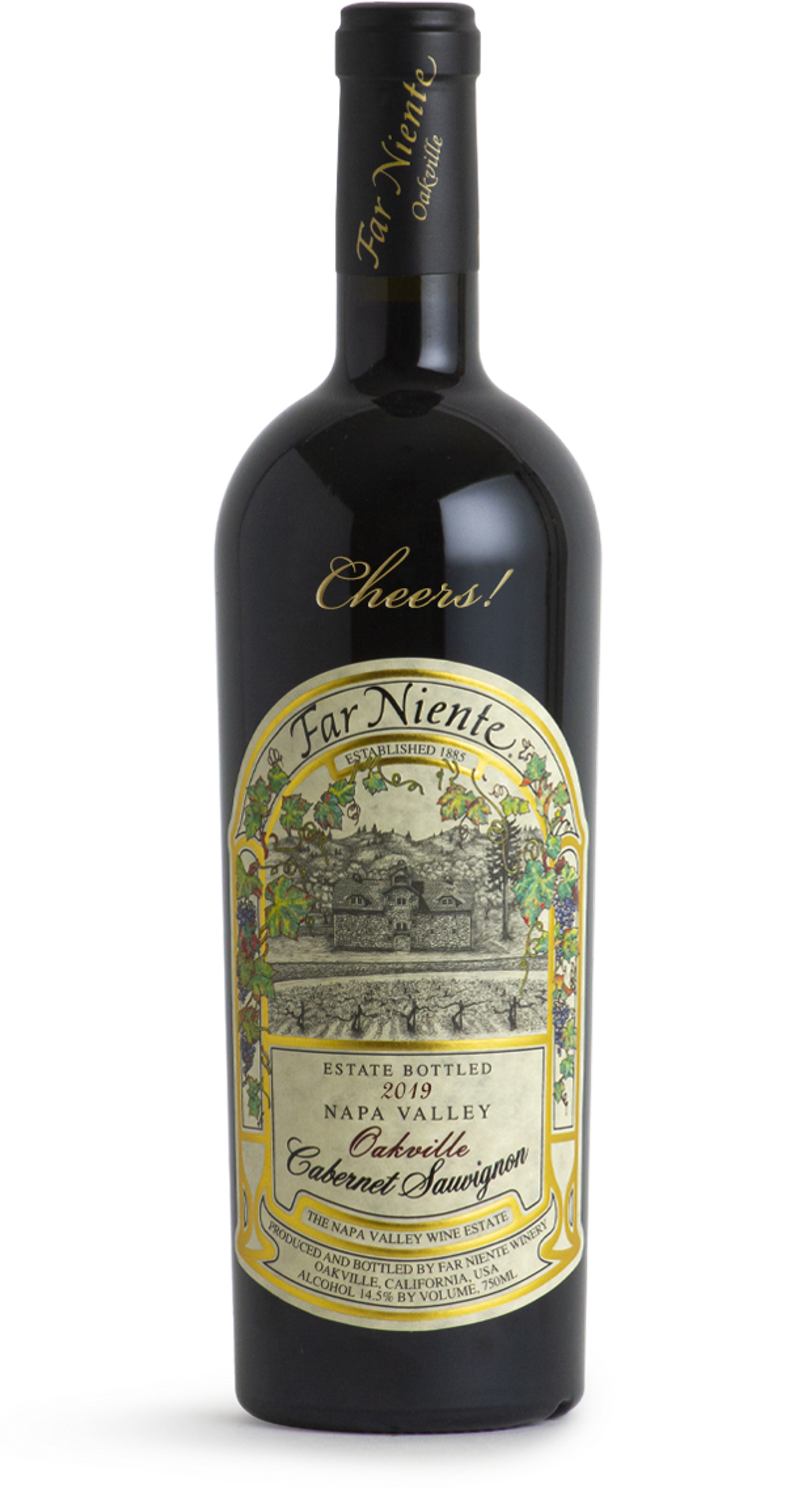 2019 Far Niente Estate Cabernet Sauvignon, Oakville, Cheers