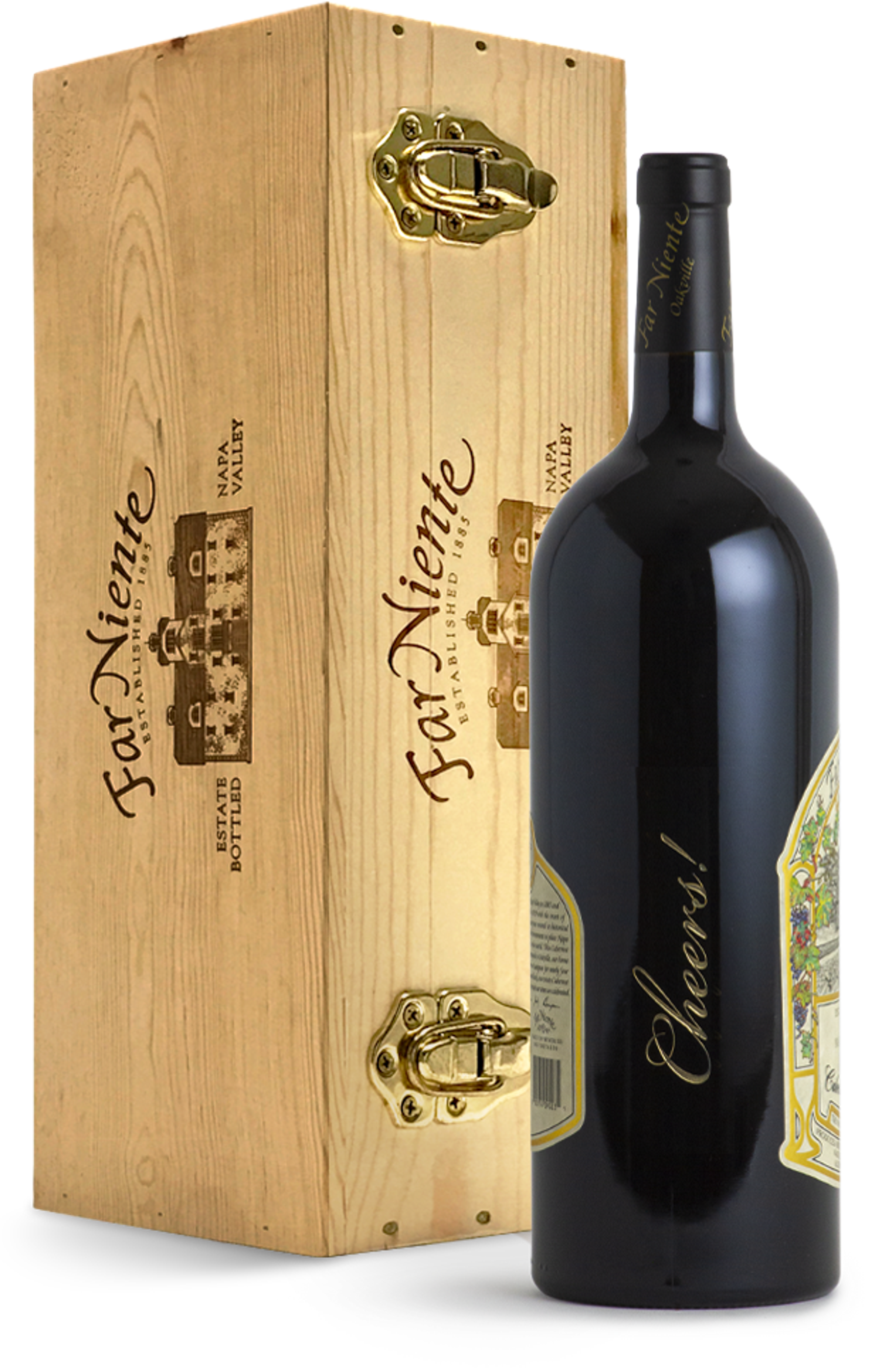 2018 Far Niente Estate Etched Bottle Cabernet Sauvignon, Oakville, CHEERS