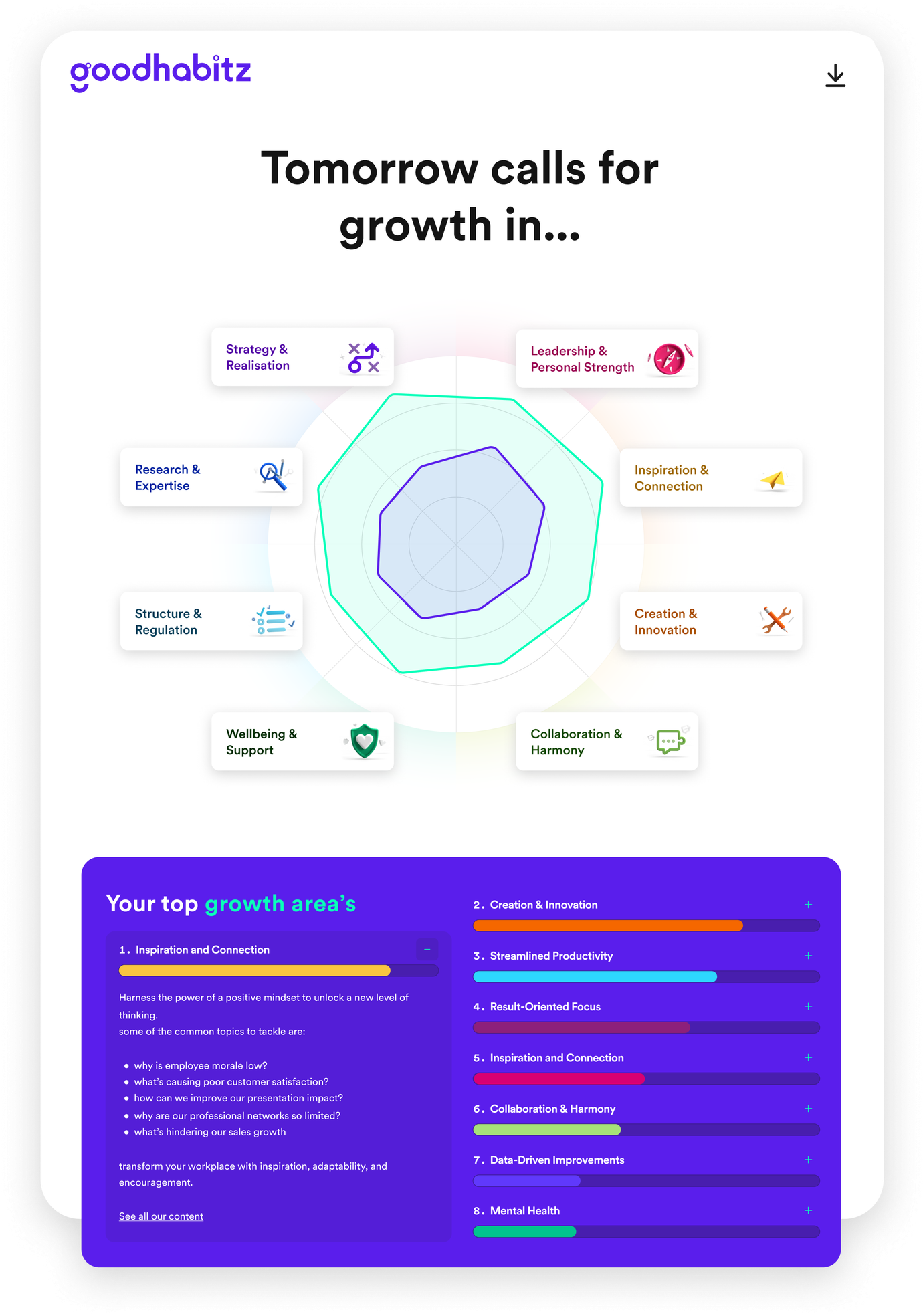 Example of the company scan report