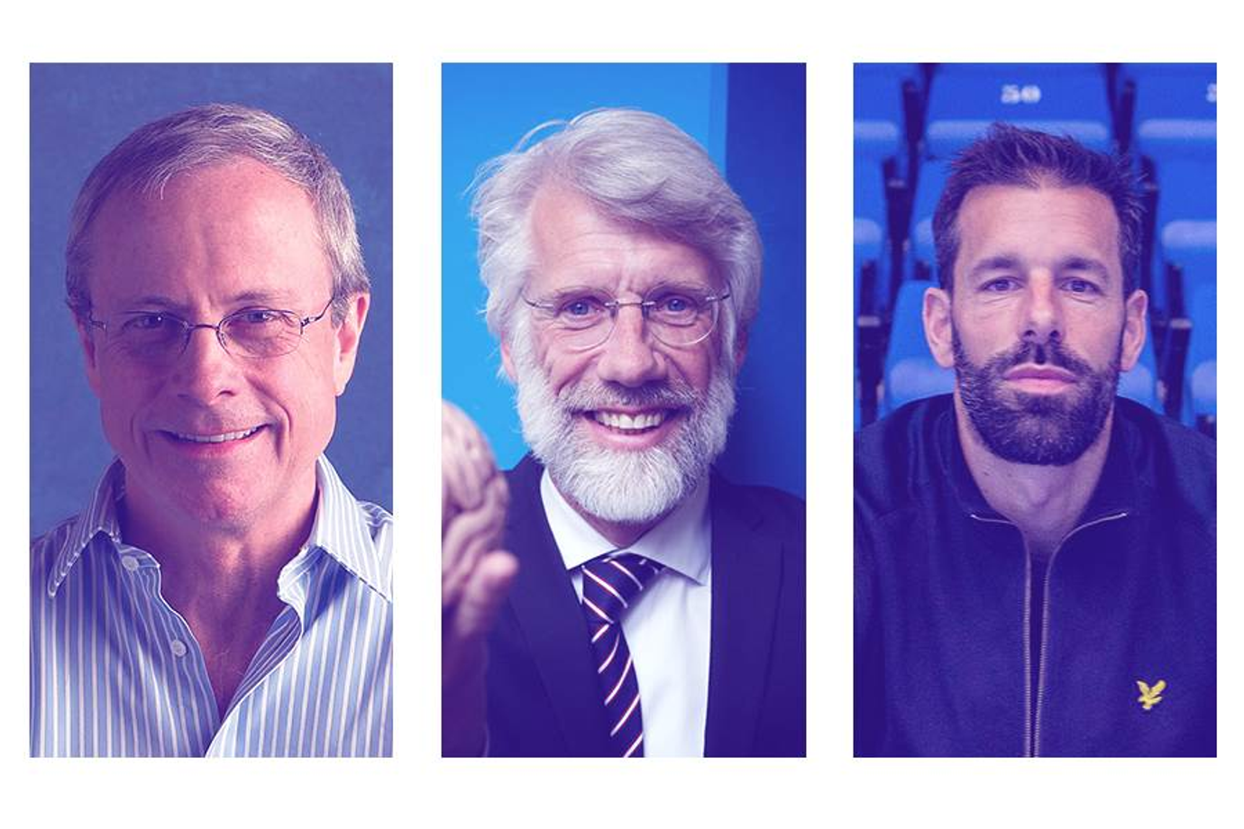 David Allen und Fußballstar Ruud van Nistelrooy