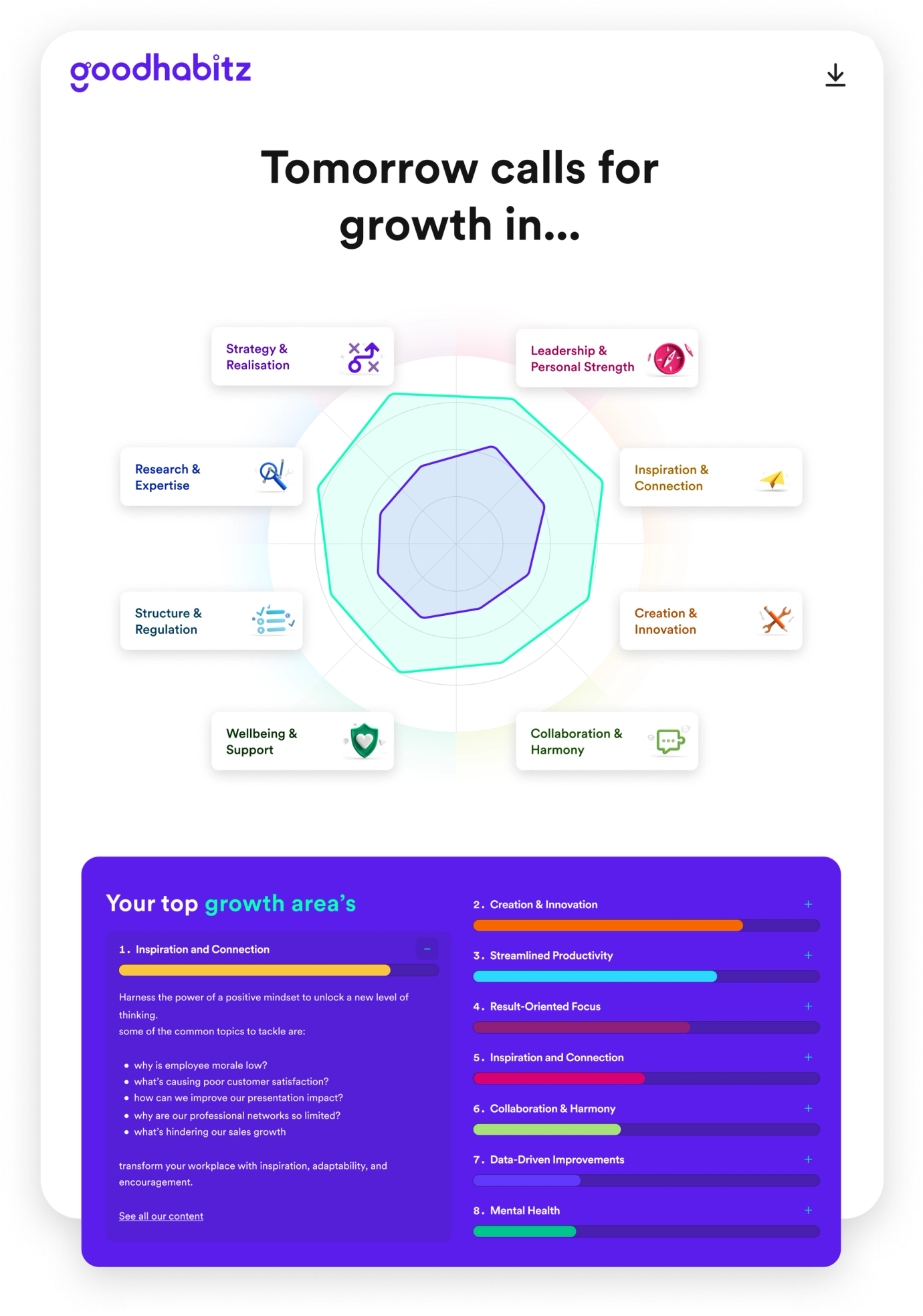 Example of the company scan report
