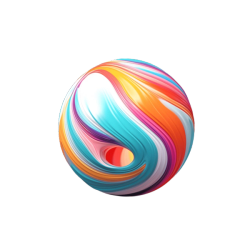 colourful round shape