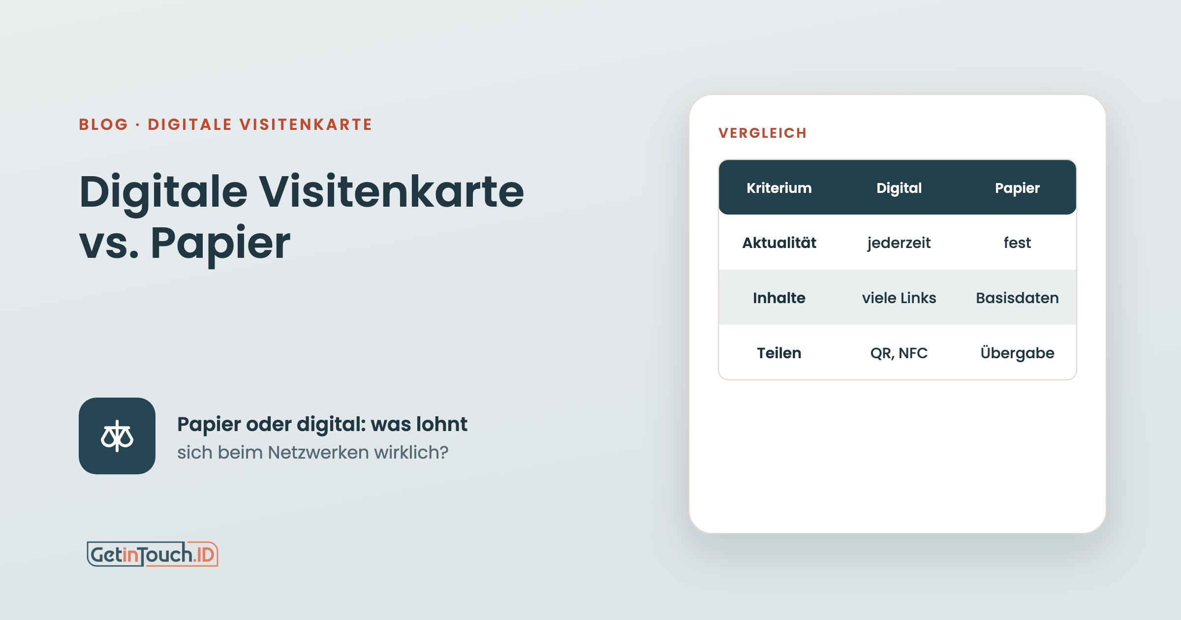 Digitale Visitenkarte vs. Papier: lohnt sich der Umstieg?