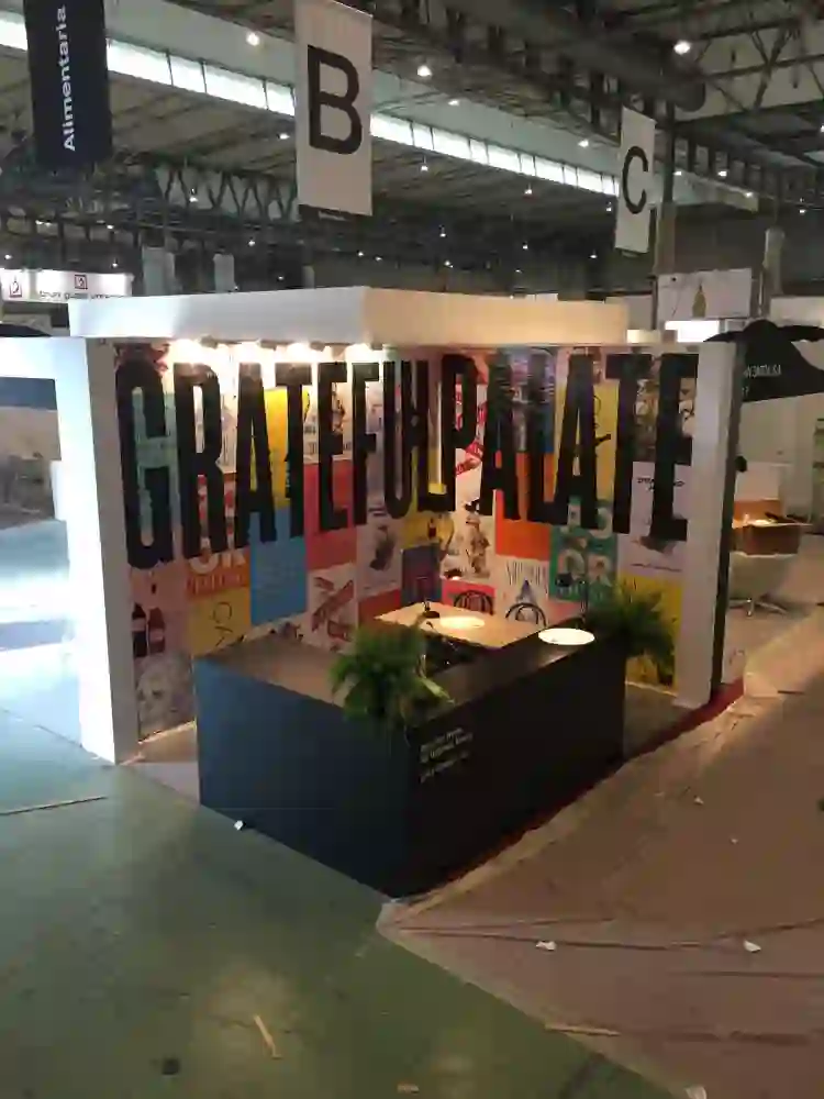 Making of the stand for Grateful Palate. 2018