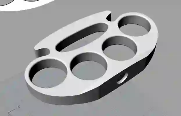 3D of some parts of the Nomad coffee trophy. 2019