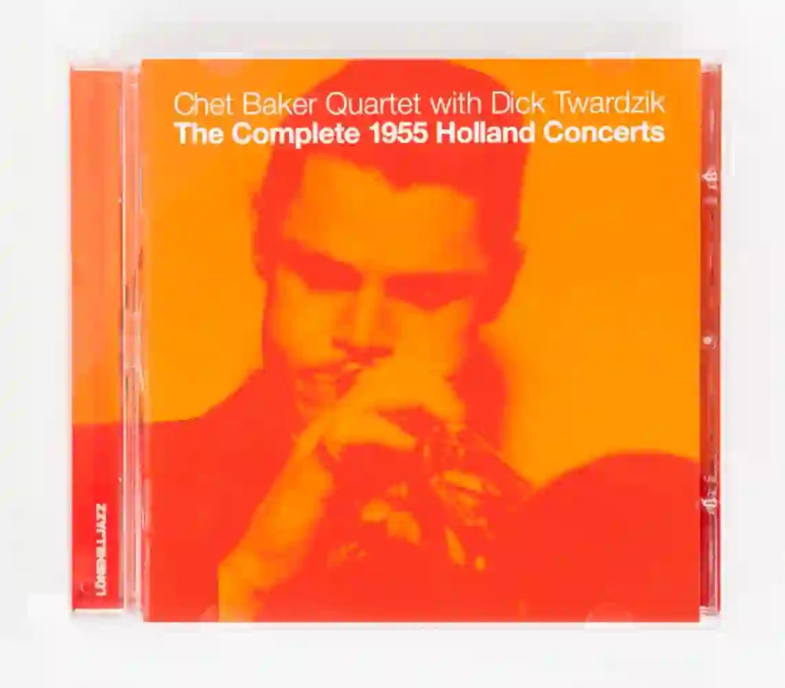 CD cover for Chet Baker, Lonehill Jazz. Portada per a un disc de Chet Baker.