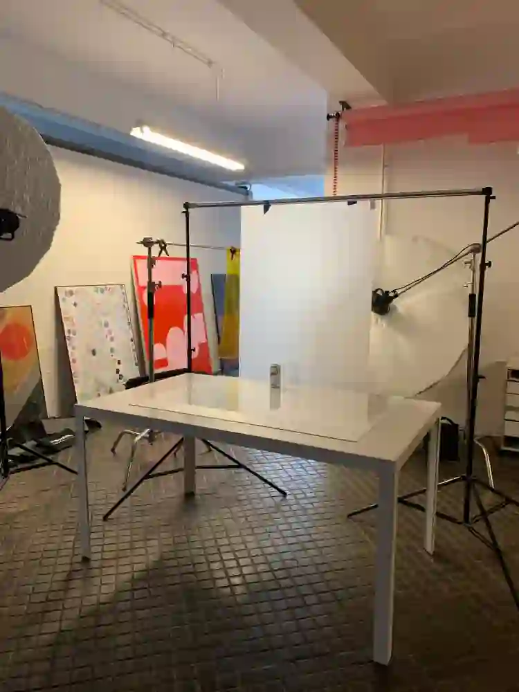 During the shooting for Nomad Splash. 2022