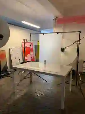 During the shooting for Nomad Splash. 2022