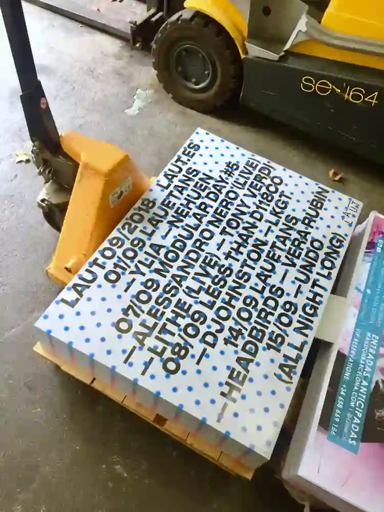 Laut posters with Mark Bohle. 2018