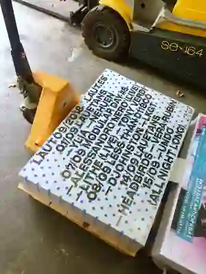 Laut posters with Mark Bohle. 2018