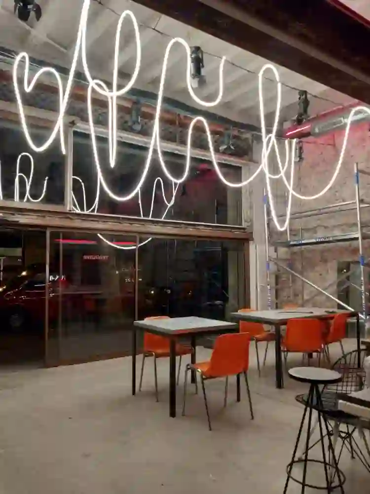 Lighting for trafalgar Pizza club. 2022
