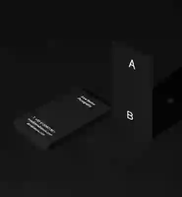 Business cards for my sister Anna.