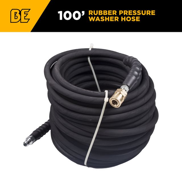 3/8" x 100' 4,500 PSI Hose, Black - 85.238.111