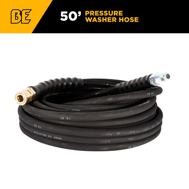3/8" x 50' 4,500 PSI Hose, Black - 85.238.153