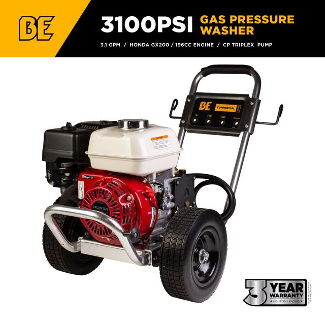 3,100 PSI 3.1 GPM Cold Water Pressure Washer, Aluminum Frame, CP Pump - B3165HAAS
