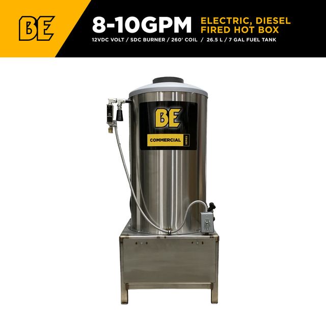 Fury Vertical Hot Box, 8-10 GPM, Diesel Fired, 12 VDC - 99012VSS