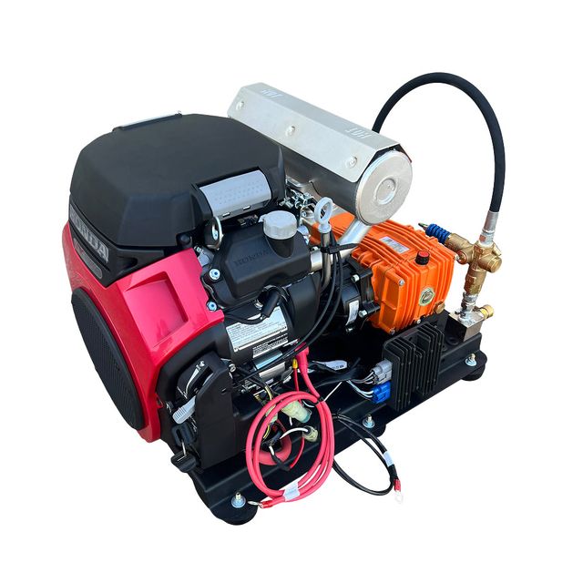 3,500 PSI 8.0 GPM Gear Drive Truck Mount Pressure Washer, Honda GX690 - B3524HETZS-UG