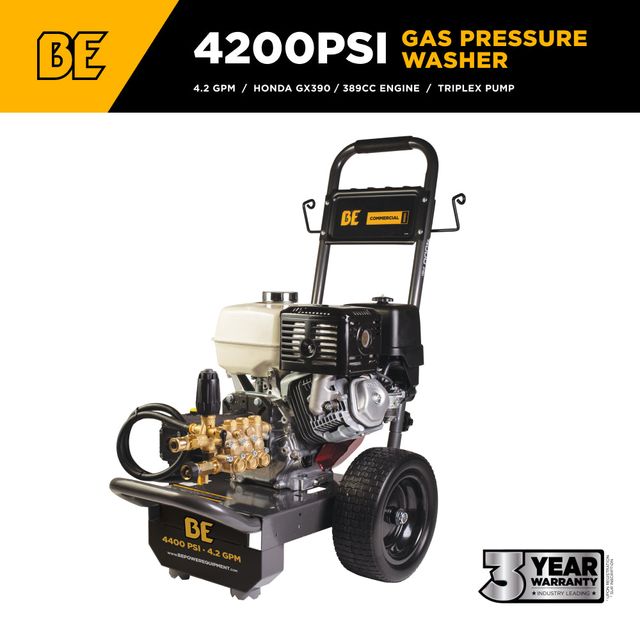 4,200 PSI 4.2 GPM Cold Water Pressure Washer, General Pump - B4213HGS