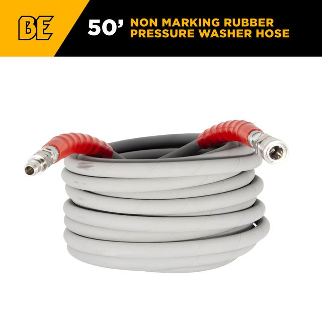 3/8" x 50' 6,000 PSI Non-Marking Hose, Grey - 85.238.255