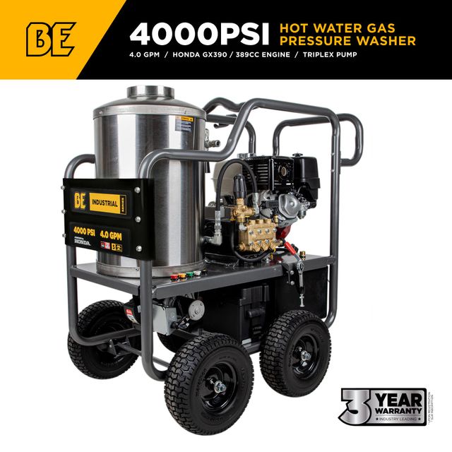 4,000 PSI 4.0 GPM Belt Drive Hot Water Pressure Washer, General Pump - HW4013HBG