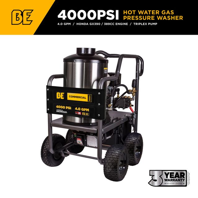 4,000 PSI 4.2 GPM Hot Water Pressure Washer, General Pump - HW4013HG