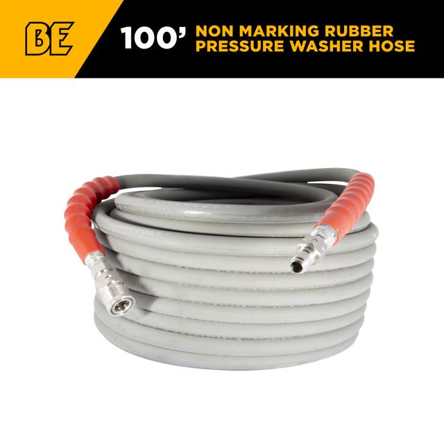 3/8" x 100' 6,000 PSI Non-Marking Hose, Grey - 85.238.215