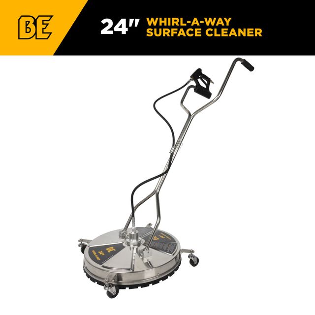 24" Stainless Whirl-A-Way Surface Cleaner with Casters - 85.403.010