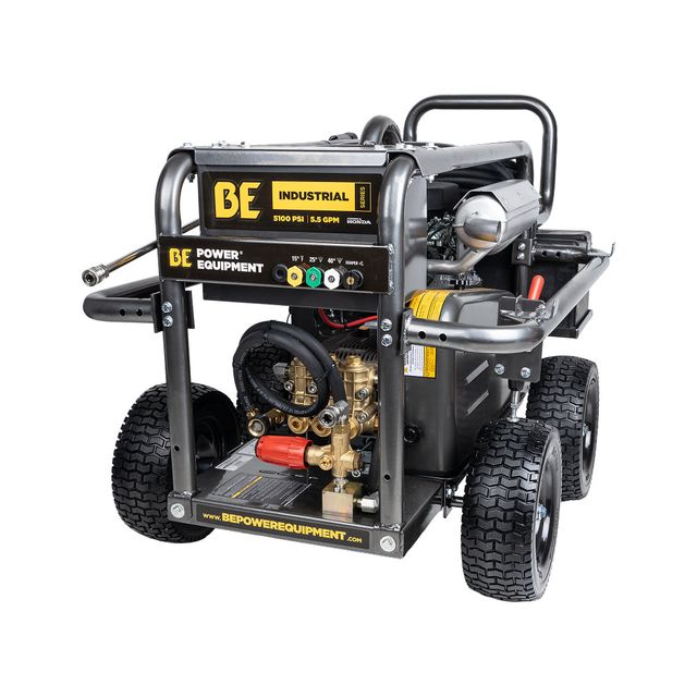 5,100 PSI 5.5 GPM Belt Drive Pressure Washer, Roll Cage, Honda GX690 - B5024HEBAS