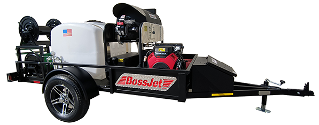 BossJet Pro Hot Water Trailer Jetter - AMHT960-03