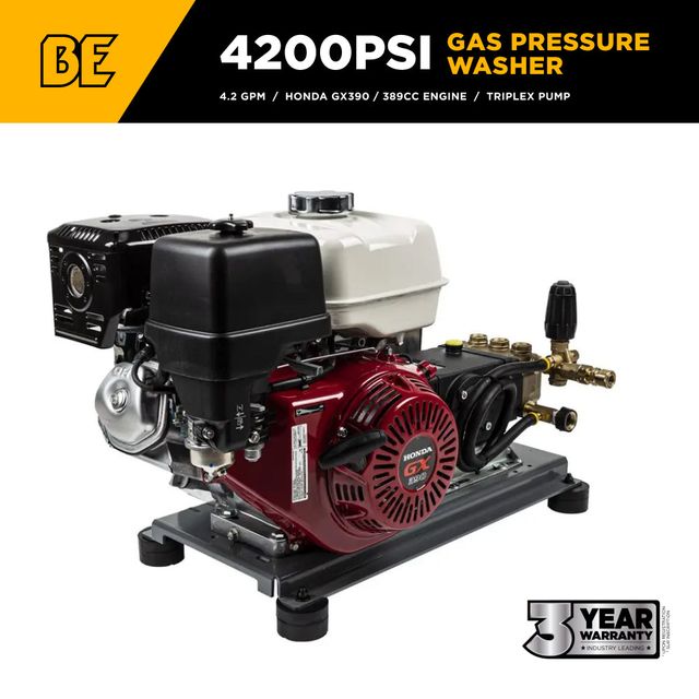 4,200 PSI 4.2 GPM Truck Mount Pressure Washer, General Pump - B4213HTBGS