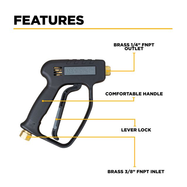 5,000 PSI High Temperature Trigger Gun - 85.202.109