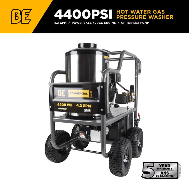 4,400 PSI 4.2 GPM Hot Water Pressure Washer, Powerease 420 - HW4415PA