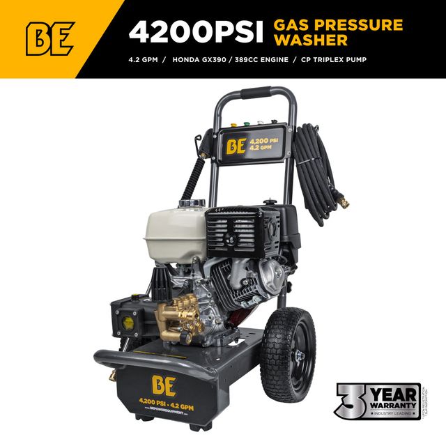 4,200 PSI 4.2 GPM Cold Water Pressure Washer, AR Pump - B4213HA