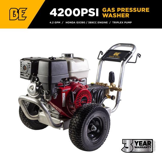 4,200 PSI 4.2 GPM Belt Drive Pressure Washer, Aluminum Frame, General Pump - B4213HABGS