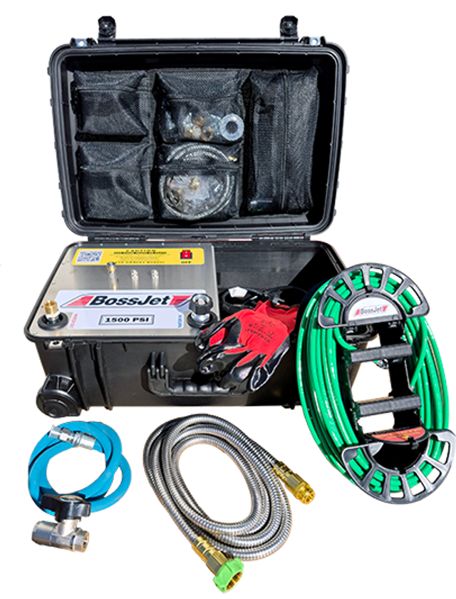 BossJet JetBox Mini Electric Sewer Jetter - AM340E-03