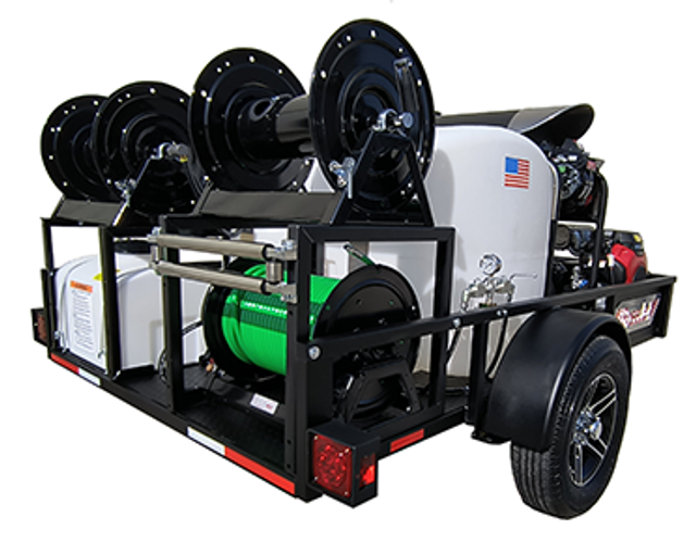 BossJet Pro Hot Water Trailer Jetter - AMHT960-03