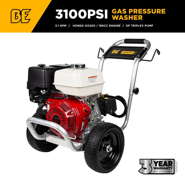 3,100 PSI 3.1 GPM Cold Water Pressure Washer, Aluminum Frame, General Pump - B3165HAGS