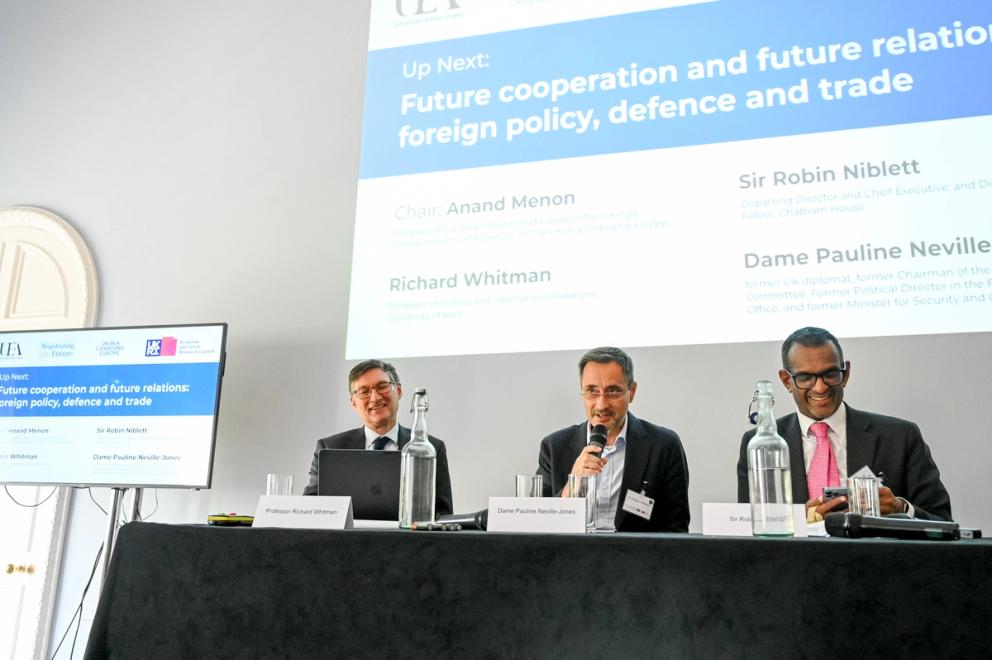 Professor Richard Whitman, Sir Robin Niblett, Professor Anand Menon