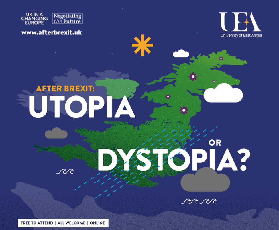 After Brexit Utopia or Dystopia? Lecture Series Poster 2021