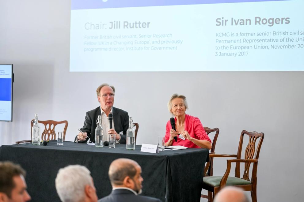 Sir Ivan Rogers and Jill Rutter