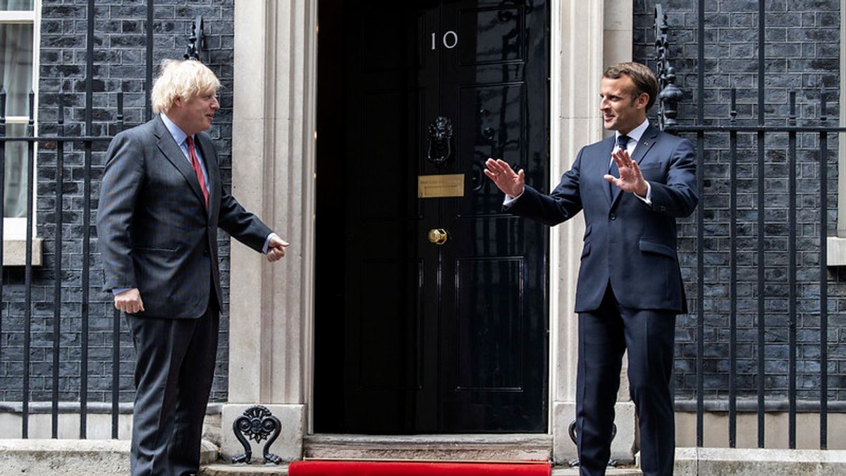 British PM, Boris Johnson and President of France, Emmanuel Macron